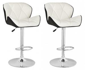 2x Bárszék Hawaj CL-3227 fehér-fekete