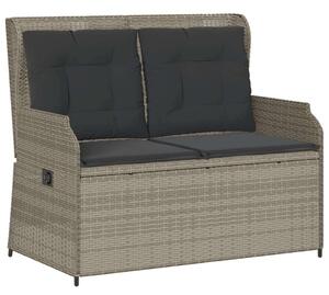 VidaXL Kert Pad - Dönthető - Polyrattan - 110cm