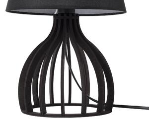 Fekete fa asztali lámpa 36 cm AGUEDA
