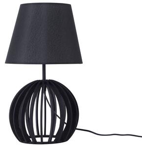 Fekete fa asztali lámpa 41 cm SAMO