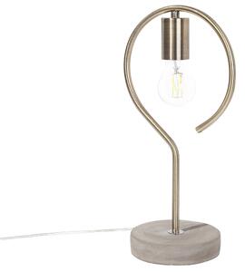 Bronzszínű fém asztali lámpa 40 cm JUCAR