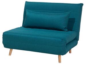 Kék kárpitozott kanapéágy SETTEN