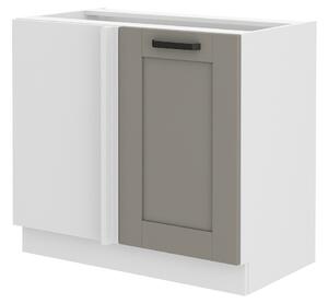 Alsó konyhaszekrény Lucid 105 ND 1F BB (claygrey + fehér)