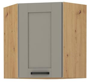 Felső sarok konyhaszekrény Lucid 58 x 58 GN 72 1F (artisan tölgy + claygrey)