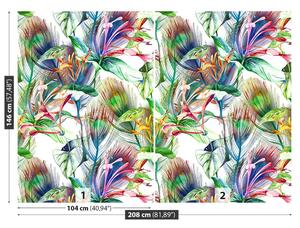 Fotótapéta trópusi virágok 104x70