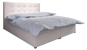 Z0ND0 Franciaágy Boxspring 140 cm Fade 1 (bézs) (matraccal és tárolóhellyel). 1046468