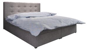 Z0ND0 Franciaágy Boxspring 180 cm Fade 1 (szürke) (matraccal és tárolóhellyel). 1046490