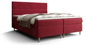 Z0ND0 Franciaágy Boxspring 180 cm Flu Comfort (bordó) (matraccal és tárolóhellyel). 1055944