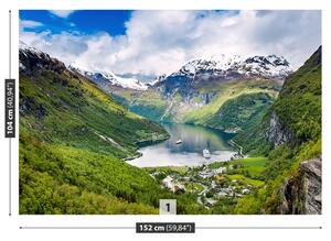 Fotótapéta fjord Norvégia 104x70