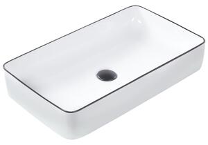 Pultra helyezhető mosdókagyló XERT 61 x 35 cm Kerámia Fehér