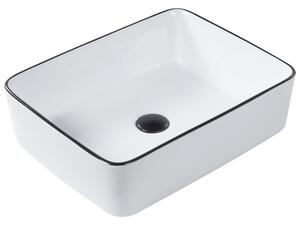 Pultra helyezhető mosdókagyló XERT 49 x 38 cm Kerámia Fehér