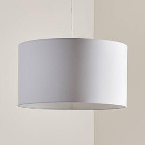 Duolla Lógó világítás Roller, fehér, Ø 45 cm, dimmelhető, Fehér / opál, Nappali / Étkező, Textil / szövet / selyem, Modern