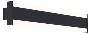 Modern fekete CCT fali lámpa 60cm LED-del IP54 - Vanya