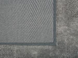 Világosszürke hosszú szálú szőnyeg 80 x 150 cm EVREN