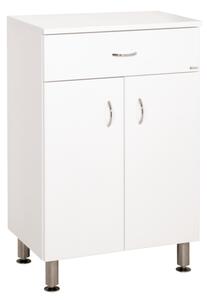 Fürdőszobaszekrény alacsony Keramia Pro 50x79x33,3 cm fehér lesk PRON50DV