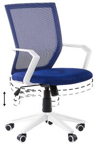 Állítható magasságú kék irodai szék RELIEF