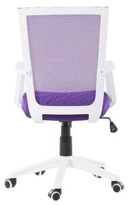 Állítható magasságú lila irodai szék RELIEF