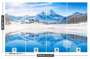 Fotótapéta téli Alpok 104x70