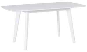 Bővíthető Fehér Modern Étkezőasztal 120/160 x 80 cm SANFORD