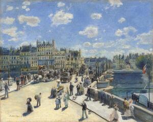 Reprodukció Pont Neuf, Paris, 1872, Pierre Auguste Renoir