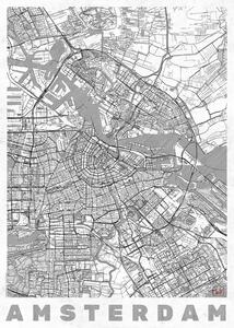 Térkép Amsterdam, Hubert Roguski