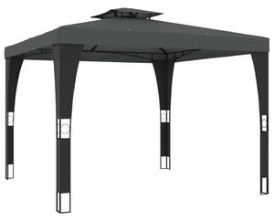 VidaXL Acél Pavilon - Dupla Tető - 298x298 cm