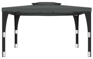 VidaXL Acél Pavilon - Dupla Tető - 4x3 m