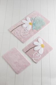 Ponte Pink fürdőszobaszőnyeg 3 darabos szett
