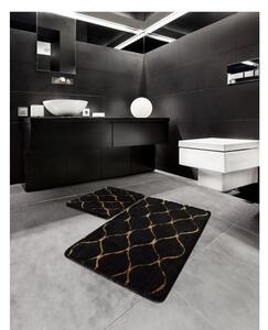 Infinity Black fürdőszobaszőnyeg 2 darabos szett