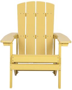 Sárga kerti szék ADIRONDACK