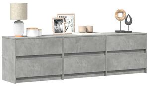 VidaXL TV-szekrény - Beton Szürke - 180 cm
