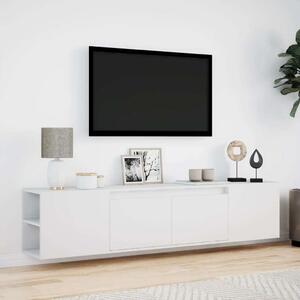 VidaXL Falra Szerelhető TV Szekrény - Fehér - 180 cm