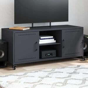 VidaXL antracit hidegen hengerelt acél TV-szekrény 100,5x39x43,5 cm