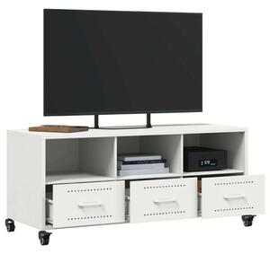 VidaXL Fehér Acél TV-szekrény - 100,5x39x43,5 cm