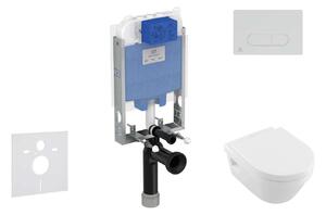 Ideal Standard ProSys - Készlet falra szerelhető, WC és ülőke Architectura, gombok Oleas M1, DirectFlush, SoftClose, CeramicPlus, króm matt ProSys80M SP119