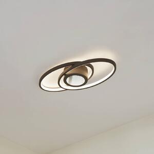 Lindby LED mennyezeti lámpa Thalina, 60cm, dimmelhető, Infinity Tunnel