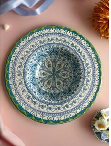 Peremes kis csésze tányér pasztel színekben 20 cm x 5 cm