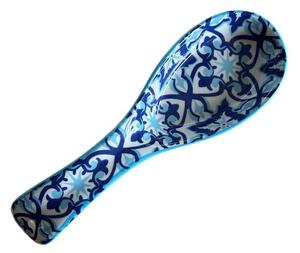 Kanáltámasz kék motívumokkal 22 cm x 7 cm