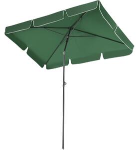 Tectake 403137 vanessa napernyő 200x125cm állítható és dönthető - zöld