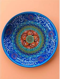 Toscana Blu Giardino kerámia salátástál – 26 cm