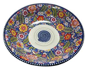 Salátástál kaparó felülettel a közepén 23,5 cm x 23 cm