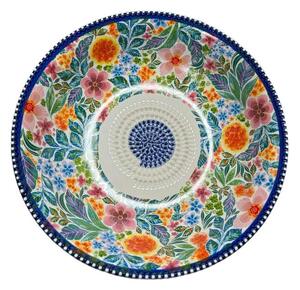 Salátástál kaparó felülettel a közepén 23,5 cm x 23 cm