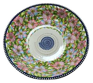 Salátástál kaparó felülettel a közepén 23,5 cm x 23 cm