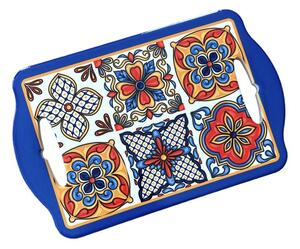 Mediterrán Fiesta színes vágódeszka – 22 × 14 cm