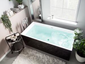 Fekete szabadon álló fürdőkád 170 x 81 cm RIOS