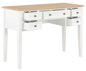 VidaXL 280069 Writing Desk White 109,5x45x77,5 cm Wood