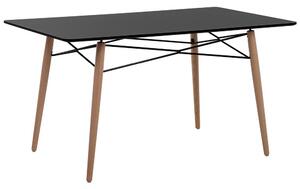 Étkezőasztal BIONDI Fekete 140 cm 80 cm