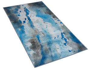 Szürke és kék szőnyeg 80 x 150 cm BOZAT