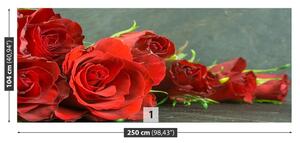Fotótapéta vörös rózsák 104x70