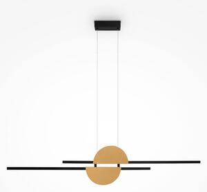 Maytoni modern függeszték skyline fekete sárgaréz mymod179pl-l26bs4k